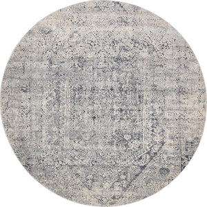 Chateau Quincy Rug in Navy Blue