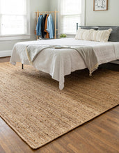 Load image into Gallery viewer, Dhaka Braided Jute Rug in Natural