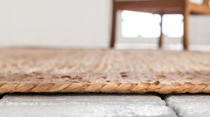 Dhaka Braided Jute Rug in Natural