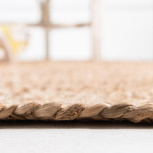 Load image into Gallery viewer, Dhaka Braided Jute Rug in Natural