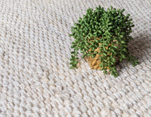 Load image into Gallery viewer, Chunky Jute Rug in Ivory | Large Area Rug | Modern, Natural Rug