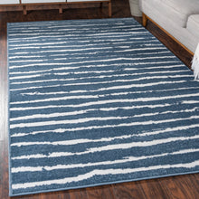 Load image into Gallery viewer, Ola Outdoor Rug in Blue by Sabrina Soto