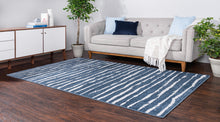 Load image into Gallery viewer, Ola Outdoor Rug in Blue by Sabrina Soto