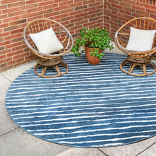 Load image into Gallery viewer, Ola Outdoor Rug in Blue by Sabrina Soto