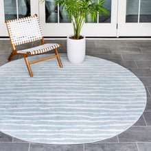 Load image into Gallery viewer, Ola Outdoor Rug in Light Blue by Sabrina Soto