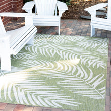 Load image into Gallery viewer, Outdoor Palm Rug in Green