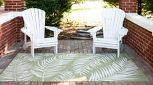 Load image into Gallery viewer, Outdoor Palm Rug in Green