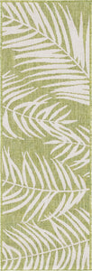 Outdoor Palm Rug in Green