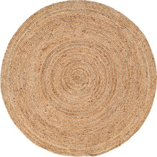 Load image into Gallery viewer, Dhaka Braided Jute Rug in Natural