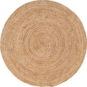 Dhaka Braided Jute Rug in Natural