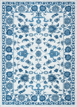 Load image into Gallery viewer, Floral Boston Rug in Ivory/Blue
