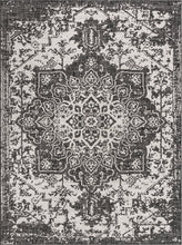 Load image into Gallery viewer, Dubai Outdoor Rug in Charcoal by Jill Zarin