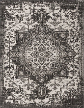 Load image into Gallery viewer, Dubai Outdoor Rug in Charcoal by Jill Zarin