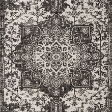 Load image into Gallery viewer, Dubai Outdoor Rug in Charcoal by Jill Zarin