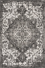 Load image into Gallery viewer, Dubai Outdoor Rug in Charcoal by Jill Zarin