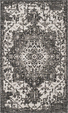 Load image into Gallery viewer, Dubai Outdoor Rug in Charcoal by Jill Zarin