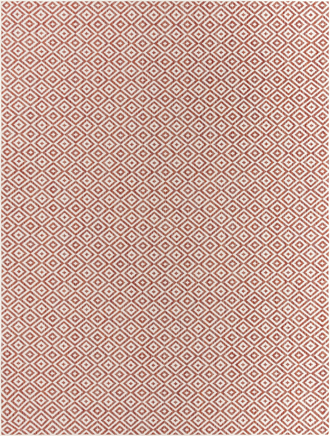 Costa Rica Outdoor Rug in Rust Red by Jill Zarin