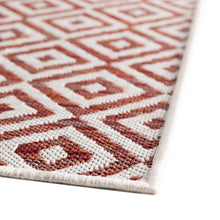 Load image into Gallery viewer, Costa Rica Outdoor Rug in Rust Red by Jill Zarin