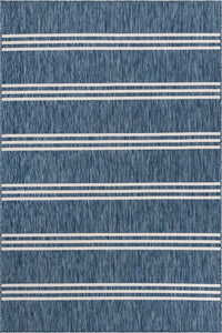 Anguilla Outdoor Rug in Blue by Jill Zarin