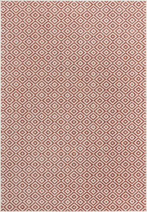 Costa Rica Outdoor Rug in Rust Red by Jill Zarin